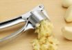 Picture of Garlic Presser Squeeze Press Ginger Crusher Stainless Steel Kitchen Tools Multi-Function Manual Garlic Presser Curved Garlic Grinding Slicer Chopper Stainless Steel Garlic Presses Cooking Gadgets Tool