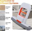 Picture of Small Foldable Desktop MopPortable Self-Squeeze Short Mop for Wet and Dry Use Cleaning System, for Bathroom, Kitchen, Desktop, Glass, Living Room, Car MINI MOP FOLDING MOP