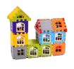Picture of Happy Home House with Attractive Windows and Smooth Rounded Edges Building Blocks