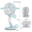 Picture of Rechargeable Multifunction Folding fan with LED light 360° Rotating 5 Watts Folding Fan, Multifunction, Rechargeable with LED light, Multicolor