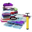Picture of Reusable Ziplock Vacuum Storage Space Saver Bags Smart Space Saver Bags