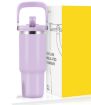Picture of Tumbler with Handle Stainless Steel Vacuum Insulated Water Bottle Vacuum mug with Handle
