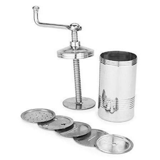 Picture of Kitchen Tools of Namkeen and Snacks Maker Stainless Steel with Set of 6 Plates
