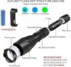Picture of Rechargeable Torch Flashlight Long Distance Beam Range for Outdoor Industrial Security Purpose Metal Flashlight Torch Camping Hiking LED Waterproof Pocket Flashlight for Camping Hunting Hiking Rechargeable