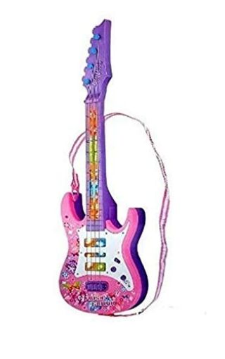 Picture of Rock Band Gitter  Rockband Music and Lights Guitar Toy Big Red for Girls