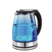 Picture of Glass Kettle Green Kivvi  1.8 L Electric Kettle Stainless Steel for Home & Office Borosilicate Glass Body Stainless Steel Heating Plate