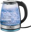 Picture of Glass Kettle Green Kivvi  1.8 L Electric Kettle Stainless Steel for Home & Office Borosilicate Glass Body Stainless Steel Heating Plate