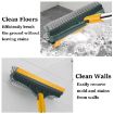 Picture of Bathroom Cleaning Brush with Wiper Upgraded 3 in 1 Tiles Cleaning Brush Bathroom Brush with Long Handle 3 IN 1 TILES CLEAING BRUSH mop