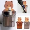 Picture of DEAR TOOTHBRUSH Wall Mount Teddy Bear Toothbrush Holder  Multipurpose Wall Mount Teddy Bear Toothbrush Holder Cup