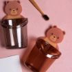 Picture of DEAR TOOTHBRUSH Wall Mount Teddy Bear Toothbrush Holder  Multipurpose Wall Mount Teddy Bear Toothbrush Holder Cup