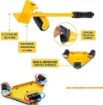 Picture of Furniture Lifter Mover Set Moving Dolly Heavy Duty Furniture Moving Tools with 4 Pcs 360 Degree Rotatable Moving Sliders HEAVY DUTY FURNITURE LIFTER