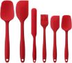Picture of Silicone Spatula Sets of 6 Pcs Made of Food Heat-Resistant Non-Stick cookware Silicone Spatulas