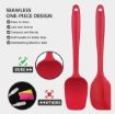 Picture of Silicone Spatula Sets of 6 Pcs Made of Food Heat-Resistant Non-Stick cookware Silicone Spatulas