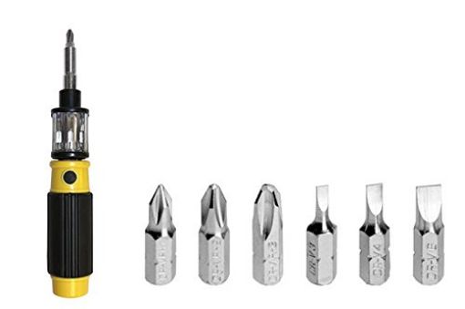 Picture of Screwdriver Bit 360power and hand tool screwdriver hand tool kit mini stainless steel power tool bit 360 degree rotating magnetic bits angle bit big steel screwdriver multi function screwdriver sets home laptop hardware tool kits spectacles machine