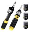 Picture of Screwdriver Bit 360power and hand tool screwdriver hand tool kit mini stainless steel power tool bit 360 degree rotating magnetic bits angle bit big steel screwdriver multi function screwdriver sets home laptop hardware tool kits spectacles machine
