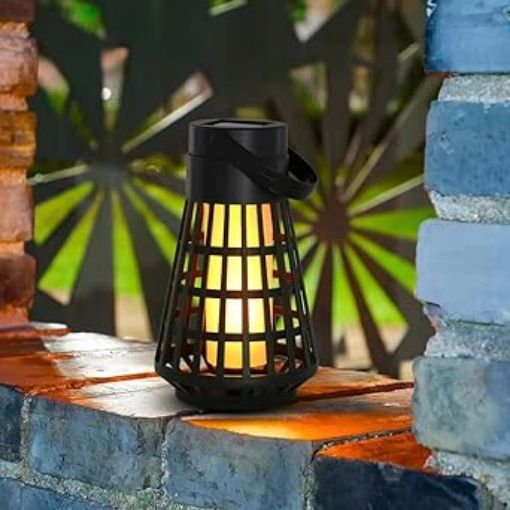 Picture of Solar Flame Lamp Garden Light FLAME SOLAR LANTERN LAMP SOLAR LANTERN LAMP