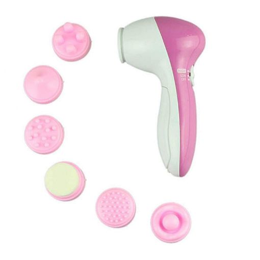 Picture of 6 in 1 massager  facial cleaning massager facial massager 6 in 1 facial electrical massager 5 in 1 facial massager for smoothing body and beauty care facial massager machine for face Electric Portable Face Cleanser Removing Blackhead and Massaging