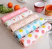 Picture of Plastic Non Slip Kitchen Drawer mat Shelf Sheets Printing Antibacterial Cabinet Plastic Foam Household Wardrobe Moisture Drawer Pad