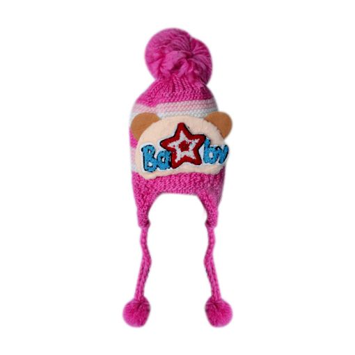 Picture of Soft Woolen Baby Winter Cap for Boys & Girls