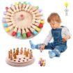 Picture of Wooden Memory Chess Game Learning Intellectual Toy Matchstick Chess Game