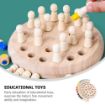 Picture of Wooden Memory Chess Game Learning Intellectual Toy Matchstick Chess Game