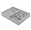 Picture of wardrobe organizer 4pcs storage bag storage baskets hosiery organizer