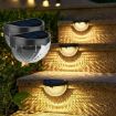 Picture of Solar Fence Deck Light Decorative Lamp Outdoor LED Wireless LED Garden Light
