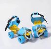 Picture of Yellow Blue Roller Skates Skates skating roller pink skating Inline Skates