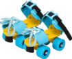 Picture of Yellow Blue Roller Skates Skates skating roller pink skating Inline Skates