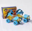 Picture of Yellow Blue Roller Skates Skates skating roller pink skating Inline Skates