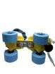Picture of Yellow Blue Roller Skates Skates skating roller pink skating Inline Skates