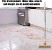 Picture of 180 Rotating Floor Brush Bathroom Cleaning Brush with Wiper Squeegee Floor Scrubbing Brush