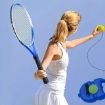 Picture of Tennis Trainer Rebound Ball with String  Solo Tennis Training Tennis Rebounder Kit
