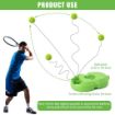 Picture of Tennis Trainer Rebound Ball with String  Solo Tennis Training Tennis Rebounder Kit