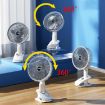 Picture of New Clip Fan  Powerful Portable Fan Battery Operated 3 Speeds Desk Fan MULTI-CLIP FUNCTION PERSONAL FAN