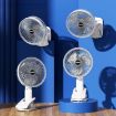 Picture of New Clip Fan  Powerful Portable Fan Battery Operated 3 Speeds Desk Fan MULTI-CLIP FUNCTION PERSONAL FAN