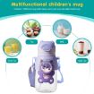 Picture of Teddy Water Bottles with Straw Bottle with Straw Kids Water Bottle Travel School Cute Animal Baby Water Bottle