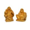 Picture of 6 pcs Laughing Buddha golden buddha 6 Pc Set Small buddha lucky buddha