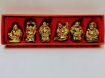 Picture of 6 pcs Laughing Buddha golden buddha 6 Pc Set Small buddha lucky buddha