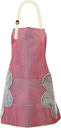 Picture of Cooking Apron with Pockets Waterproof Apron Apron with Pocket
