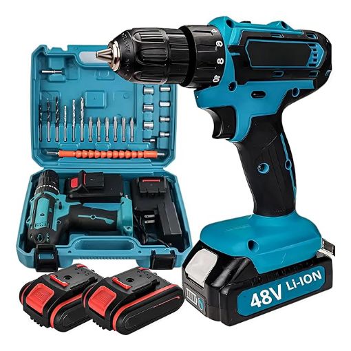 Picture of DOUBLE BATTERY CORDLESS DRILL SET DRILL MACHINE