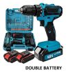 Picture of DOUBLE BATTERY CORDLESS DRILL SET DRILL MACHINE
