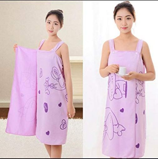 Picture of Bath Towel Women's Microfiber Elegant Wearable Magic Lady Bath Soft Convenient Wearable SPA Shower Towel Fast Dry Beach Dress  Bath Skirt Lady Wearable