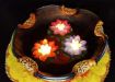 Picture of Lotus Flower Floating Diya Set with Water Sensor Sensor Water Floating Smokeless Candles & Lotus Flowers Sensor Led Tea Light Unbreakable For Outdoor And Indoor Festival Decoration