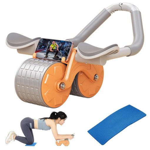 Picture of Automatic Rebound Abdominal Abs Wheel with Elbow Support NEW AB ROLLER WITH MOBILE STAND