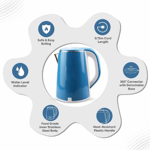 Picture of 2.3 litre Electric Kettle Electric Kettle 1500 Watt Automatic Steel Electric Kettle