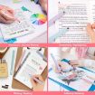 Picture of 6 Pcs Aesthetic Cute Highlighters Bible Highlighters Cream Colors Chisel Tip