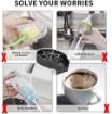 Picture of sink cleaner for glass cleaner Faucet Glass Washer Cleaner Accessories Automatic Cup Washer for Sink Bottle Cleaner Multi- Dimension Cleaning Rinser Shank