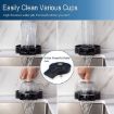 Picture of sink cleaner for glass cleaner Faucet Glass Washer Cleaner Accessories Automatic Cup Washer for Sink Bottle Cleaner Multi- Dimension Cleaning Rinser Shank