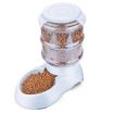 Picture of Feeder Food Dispenser Station Replenish Pet Food for Dog Cat Animal Automatic Gravity Dry Food Storage Bottle Bowl Dish Stand